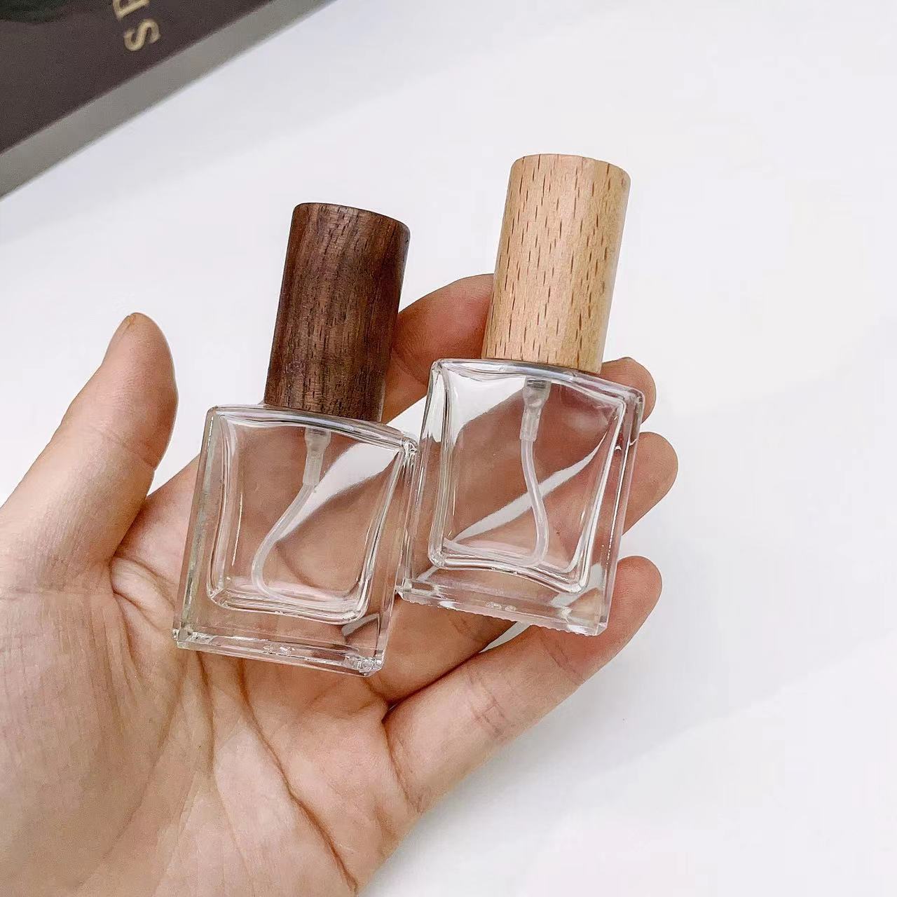 Perfume Fragrance Refill - 10ml przezroczysta grube szkło butelka Spray