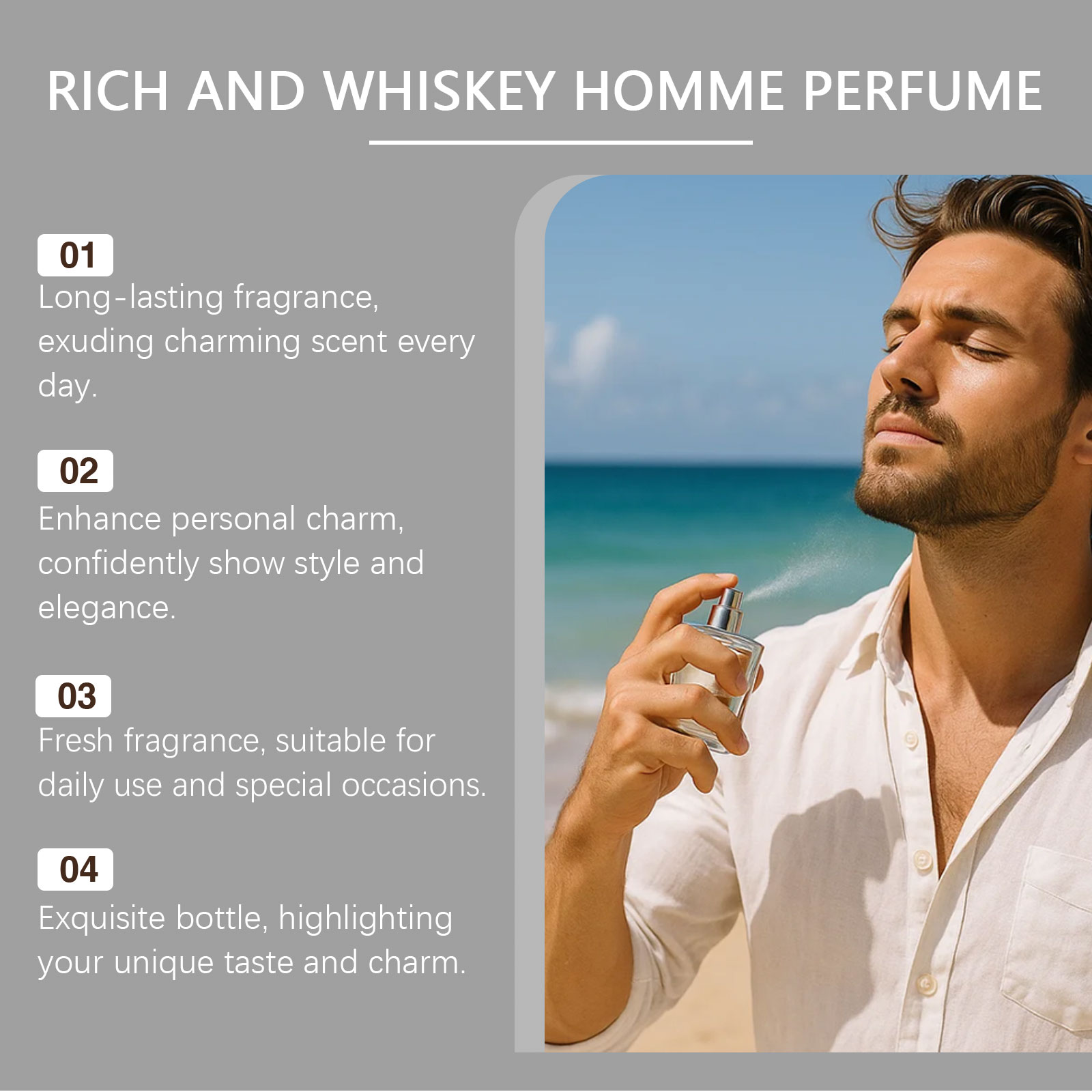 Warm Vanilla Men Cologne, natu – Perfume Fragrance Concentration recenzja i cena